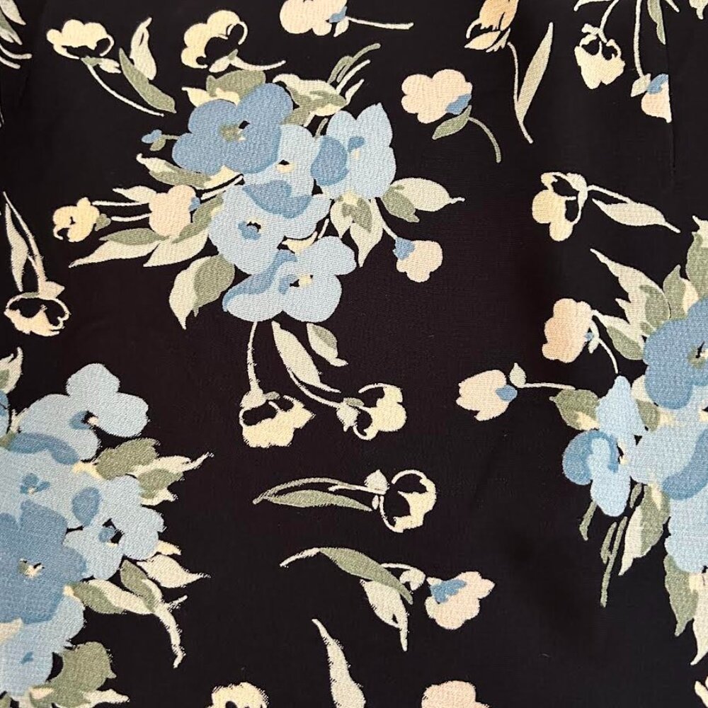 Vintage Betsey Johnson Floral Swiss dot skirt - Picture 4 of 16